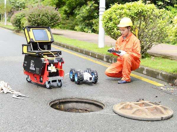 平度管道机器人检测